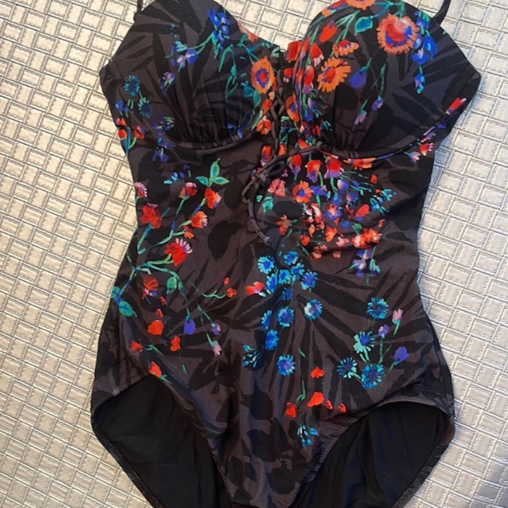 Gottex floral bathing suit
